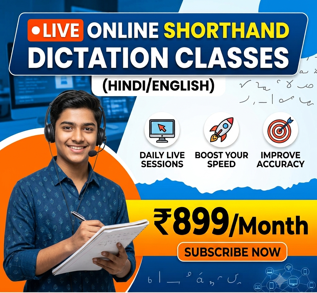 Live Classes-English-Shorthand_Dictation